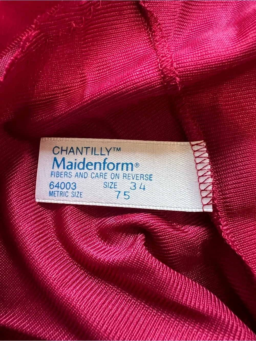 VTG Maidenform Chantilly Lace Camisole Top Small ILGWU USA